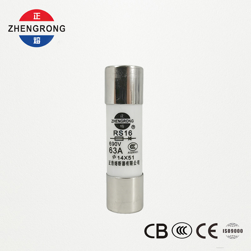 Bezpiecznik 14*51mm 500V 63A RS16 o dużej zdolności wyłączania