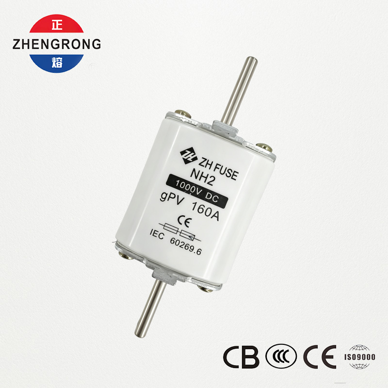 Wkładka bezpiecznikowa fotowoltaiczna NH2 160A 1000 V DC gPV — certyfikat IEC 60269.6