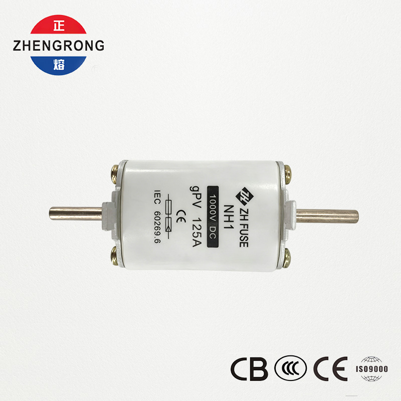 Bezpiecznik PV DC NH1 125A 1000V | Zatwierdzone przez CE i IEC 60269.6 dla paneli fotowoltaicznych