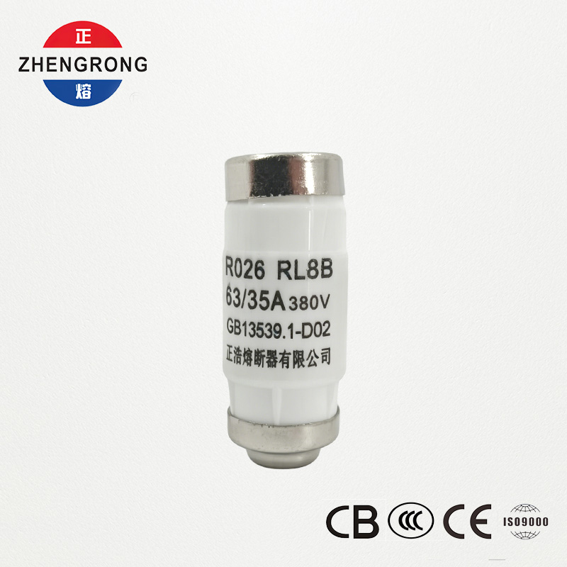 RL8B R026 35A 380V D02 Bezpiecznik cylindryczny