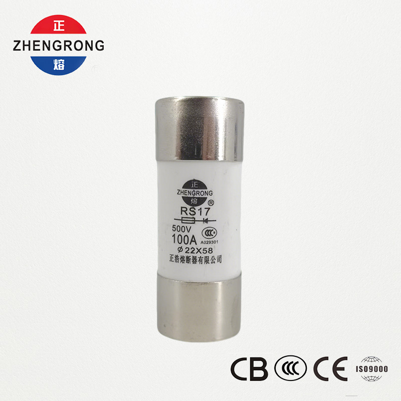 Bezpiecznik cylindryczny szybko działający RS17 100A 500 V | 22*58mm | Certyfikat CCC