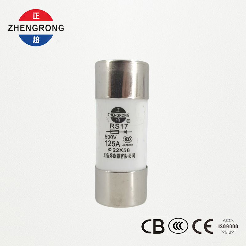 Bezpiecznik cylindryczny szybko działający RS17 125A 500 V | 22*58mm | Certyfikat CCC
