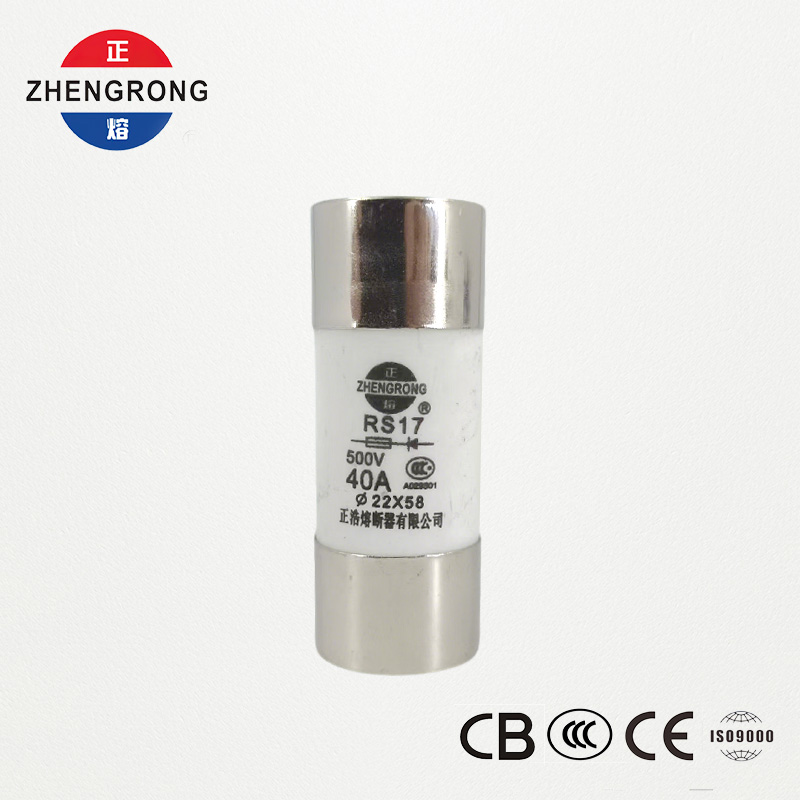 Bezpiecznik cylindryczny szybko działający RS17 40A 500 V | 22*58mm | Certyfikat CCC
