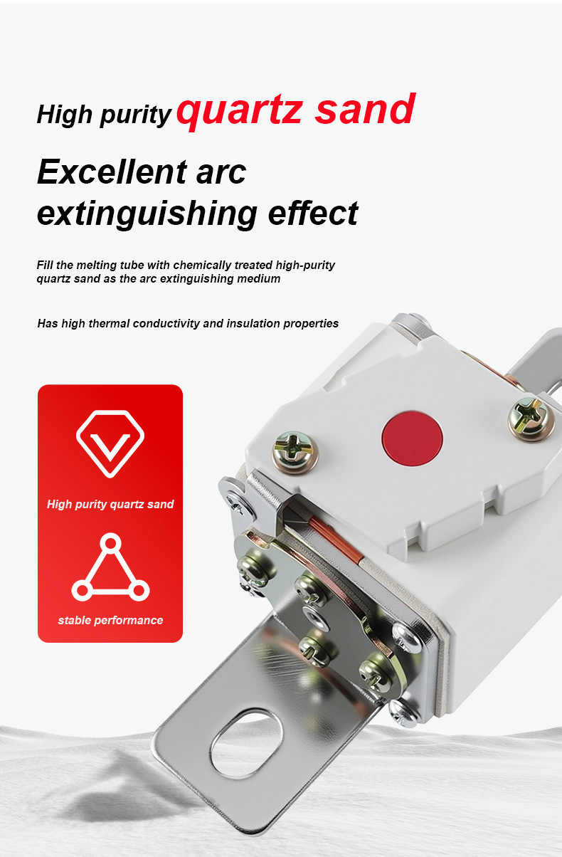 Wkładki bezpiecznikowe RSF-1K 500V-315A BC100KA