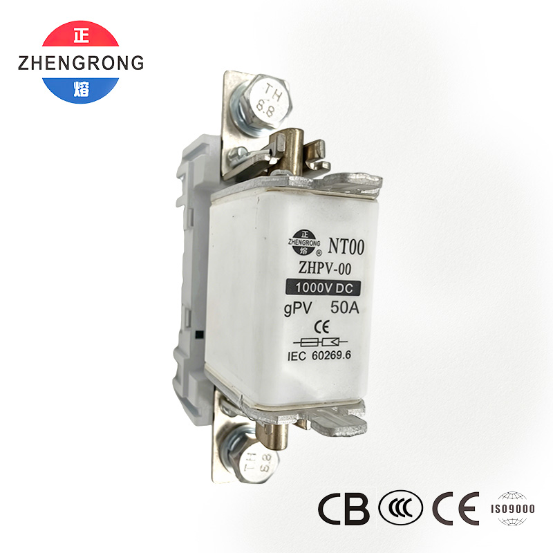 Bezpiecznik fotowoltaiczny ZHPV-00 50A 1000V DC - z certyfikatem CE